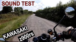 Kawasaki Z900RS Sound Test (Standard Exhaust)