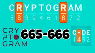 CRYPTOGRAM level 665 666
