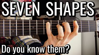 The Seven Shapes of the Major Scale ... (and how to play them)
