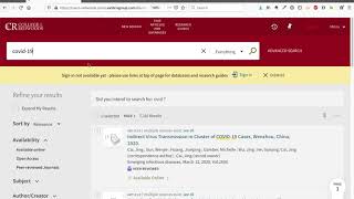 Using OneSearch on the College of the Redwoods Library Website