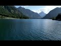 4k plansee lake overview austria