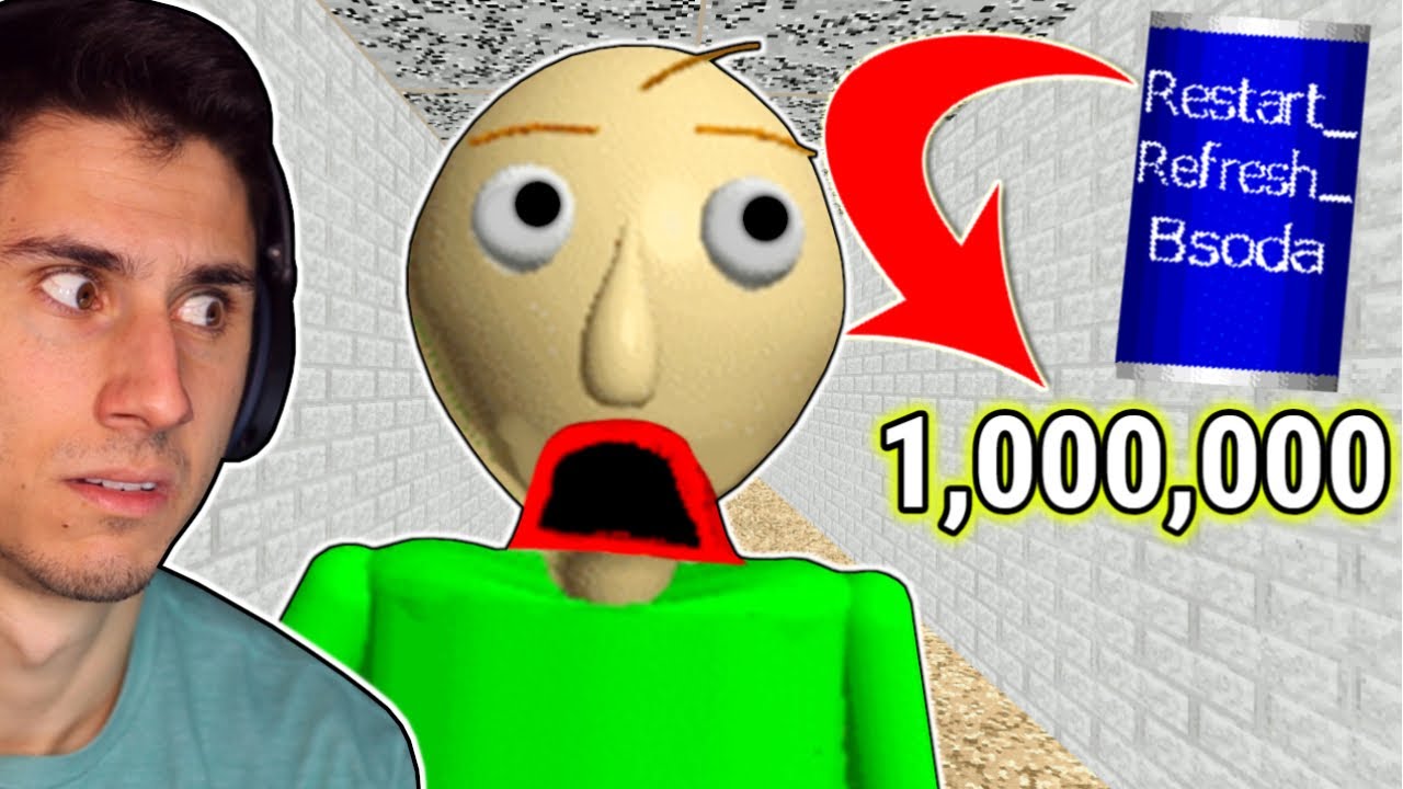 Baldi's Basics With 1 MILLION BSODAS! - Bombofoods