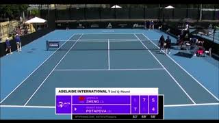 Qinwen Zheng 🇨🇳 Vs Anastasia Potapova WTA Live Tennis Coverage