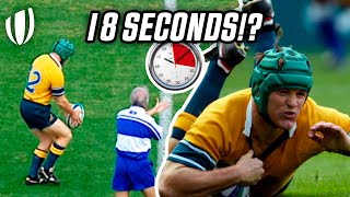 The FASTEST EVER Tries at the Rugby World Cup!