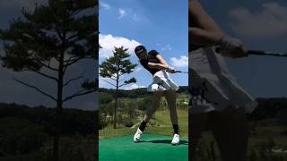 와... 100번째 봐도 감탄이 나오는 스윙입니다 #golf