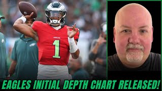 Eagles INITIAL Depth Chart Is RELEASED! John McMullen Breaks It Down & LOVES One Big CHANGE!