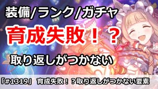 【プリコネ】育成失敗！？取り返しがつかない要素とは何か？【プリンセスコネクト！】