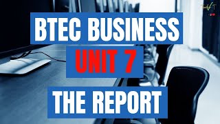 BTEC Business Unit 7 - Business Decision Making - How To Structure Your Report - Plus Tips!