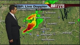 Severe Thunderstorm Warning, Hampden and Hampshire Cty.