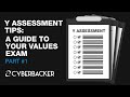 [Part 1] Y Assessment Tips: A Guide To Your Values Exam