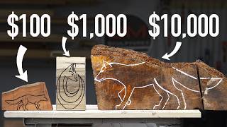 $100 vs. $1,000 vs. $10,000 Sculpture