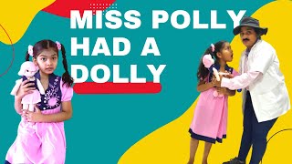 Miss Polly had a dolly poem with lyrics | Nursery rhyme for kids