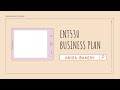 ENT530 - BUSINESS PLAN (ARISA BAKERY)