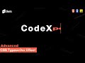 Typewriter Effect using HTML, CSS and JavaScript | CodeXpool