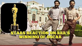 Bollywood Stars Reaction On RRR's Win Of Oscar|Ram Charan | Jr NTR| Nattu Nattu Song |