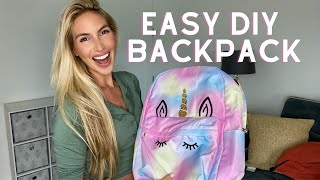 Surprising My Toddler with a DIY Unicorn Backpack!