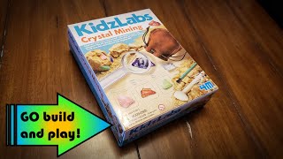 KidzLabs Crystal Mining kit: Review and Fun!