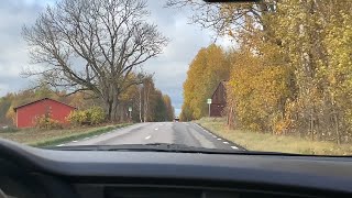 Relaxing countryside drive in Sweden to classical music. Cottages, autumn colors, Mozart and Chopin.