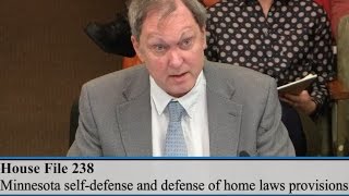 John Lott's Testimony to the Minnesota state House on Stand Your Ground Bill 03072017