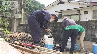 泥のかき出し、家財片付け・・・コロナや暑さに要注意(20/07/19)