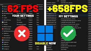 Fix CPU LAG & BOOST FPS – Disable These Hidden Windows Services!