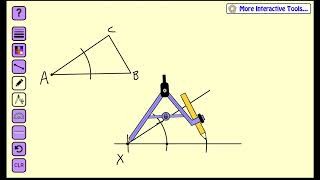 Side-Angle-Side (SAS) Triangle Congruence Construction