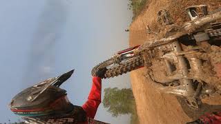 งานแข่งโมโตครอส สนามท่าฬ่อ รุ่น KLX230+CRF250 มือใหม่