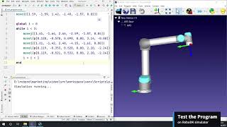Off-Line Programming with RoboDK Simulator