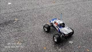 Traxxas nitro stampede truck first run test