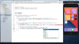 iOS 14 WidgetKit : Creating Widget Bundle