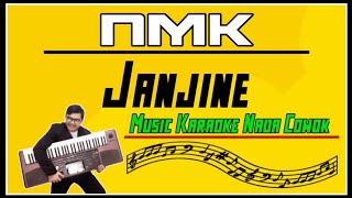 JANJINE - KARAOKE BANYUWANGI || Special versi kendang kempul [ Chord Am ]