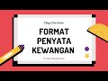 Format Penyata Kewangan