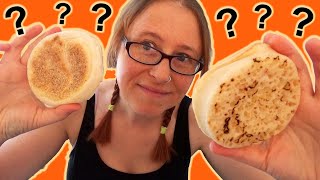 ENGLISH MUFFINS \u0026 CRUMPETS: WHAT'S the DIFFERENCE? A British Vlogger Explains.