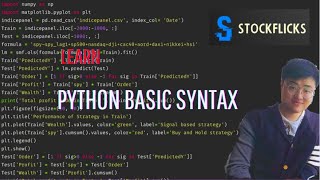 Python Basic Syntax (Part 1 - Introduction)
