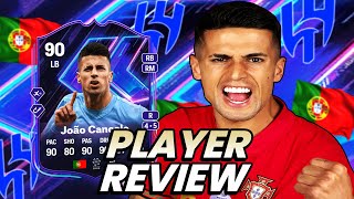 4⭐5⭐ 90 FLASHBACK JOAO CANCELO SBC PLAYER REVIEW! FC 25 ULTIMATE TEAM