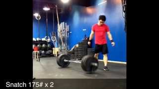 Youngjun Kim 131017 wod - snatch x 2 175#/200#