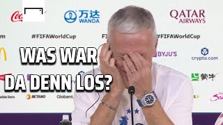 Deschamps und die Übersetzung 😅 Kuriose Szene auf Frankreich-PK | WM 2022