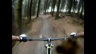 Coed Llandegla - Red Route (including Black Runs) - GoPro HD - 720p