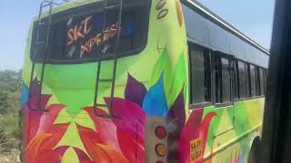 SKT Private Bus V/s Ksrtc Bus