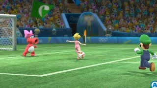 Mario and Sonic at The Rio 2016 Olympic Games #Football -Extra Hard  -Team Amy vs Team Yoshi