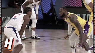 Kawhi Leonard Takes on LeBron James | Clippers vs Lakers | July 30, 2020