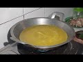 masak makan sekeluarga di kampung rumah