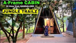 A-FRAME CABIN STAY - Jungle Trailz Bengaluru - Best Budget-friendly Adventure Stay in Bangalore