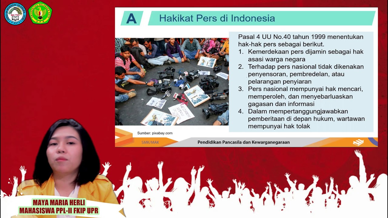 PPKN Kelas 12: Peranan Pers Di Indonesia - YouTube