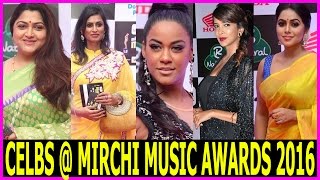 Celebrities At Mirchi Music Awards South 2016 | Ritu Varma | Lakshmi Manchu
