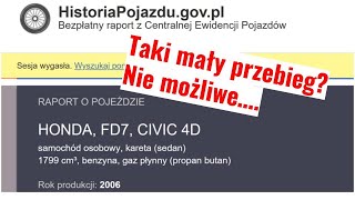 #1 Video Historia Pojazdu - skąd taki niski przebieg?