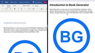 Book Generator - Convert Word to EPUB