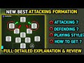 Best attacking formation in efootball | 4-1-2-3 formation | How to get ? | Review & explanation