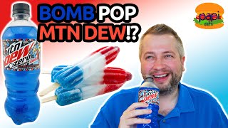 MTN DEW SUMMER FREEZE ZERO SUGAR - NEW Summer 2023 Bomb Pop Flavor  - Review