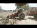 Load on MF 385 Massey Ferguson Trolley